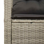 Garten-Sofa mit Kissen 120 x 62 x 69 cm Poly-Rattan