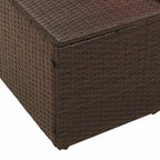 Garten-Sofa mit Kissen 184 x 62 x 69 cm Poly-Rattan