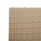 Garten Stapelstühle 2 pcs Creme und Braun 54 x 56 x 90 cm