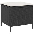 Garten Essgruppe Schwarz Poly-Rattan