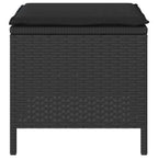 Garten Essgruppe Schwarz Poly-Rattan