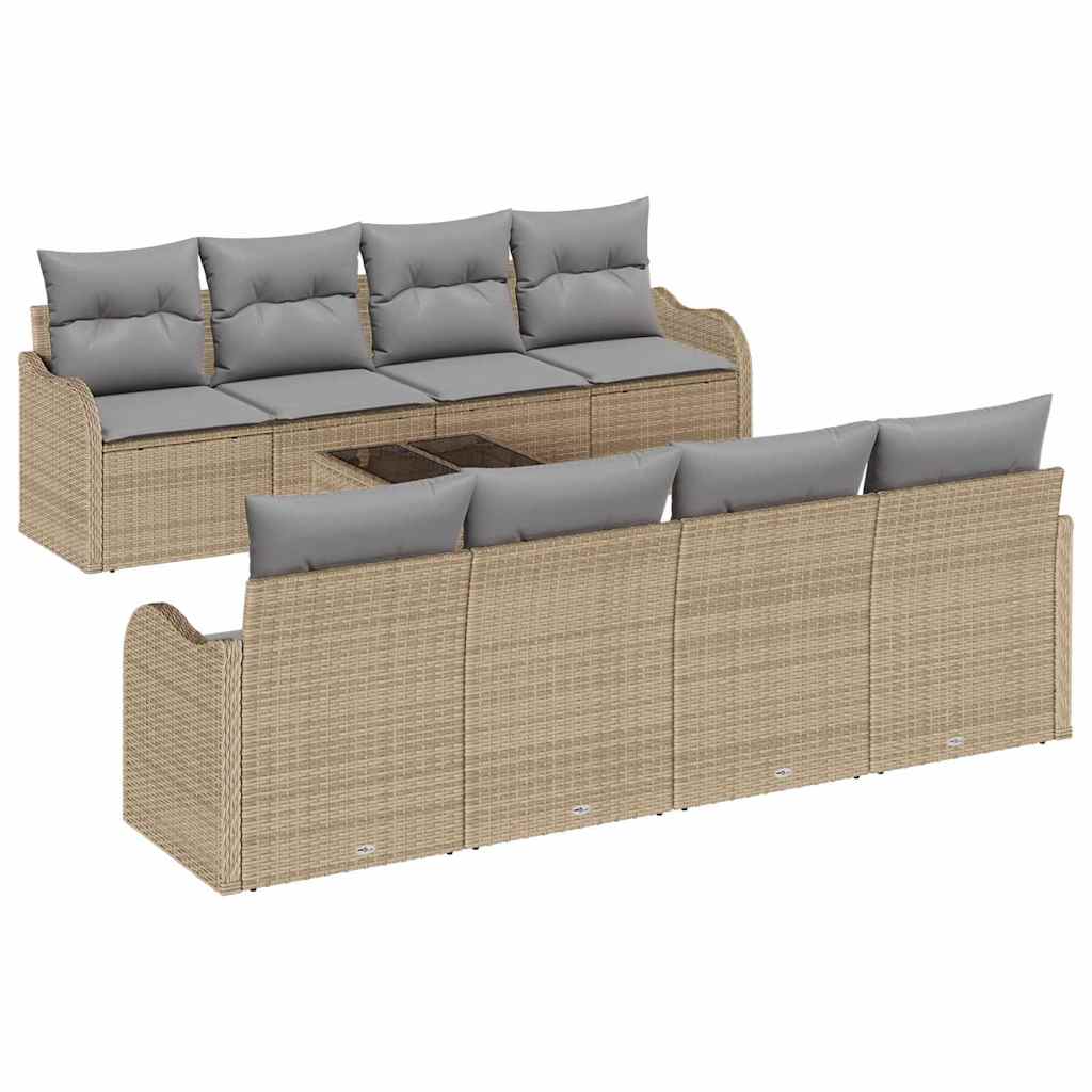 Gartensofa-set Beige 55 x 55 x 37 cm Poly-Rattan