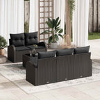 Gartensofa-set Schwarz 55 x 55 x 37 cm Poly-Rattan