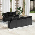 Gartensofa-set Schwarz 55 x 55 x 37 cm Poly-Rattan