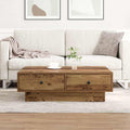 Couchtisch Altholz 90 x 90 x 28 cm Holzwerkstoff