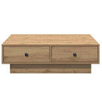 Couchtisch Artisan-Eiche 90 x 90 x 28 cm Holzwerkstoff