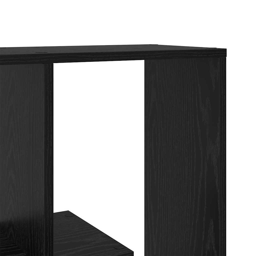 Bücherregal Schwarz Eichen-Optik 67 x 25 x 162 cm Holzwerkstoff