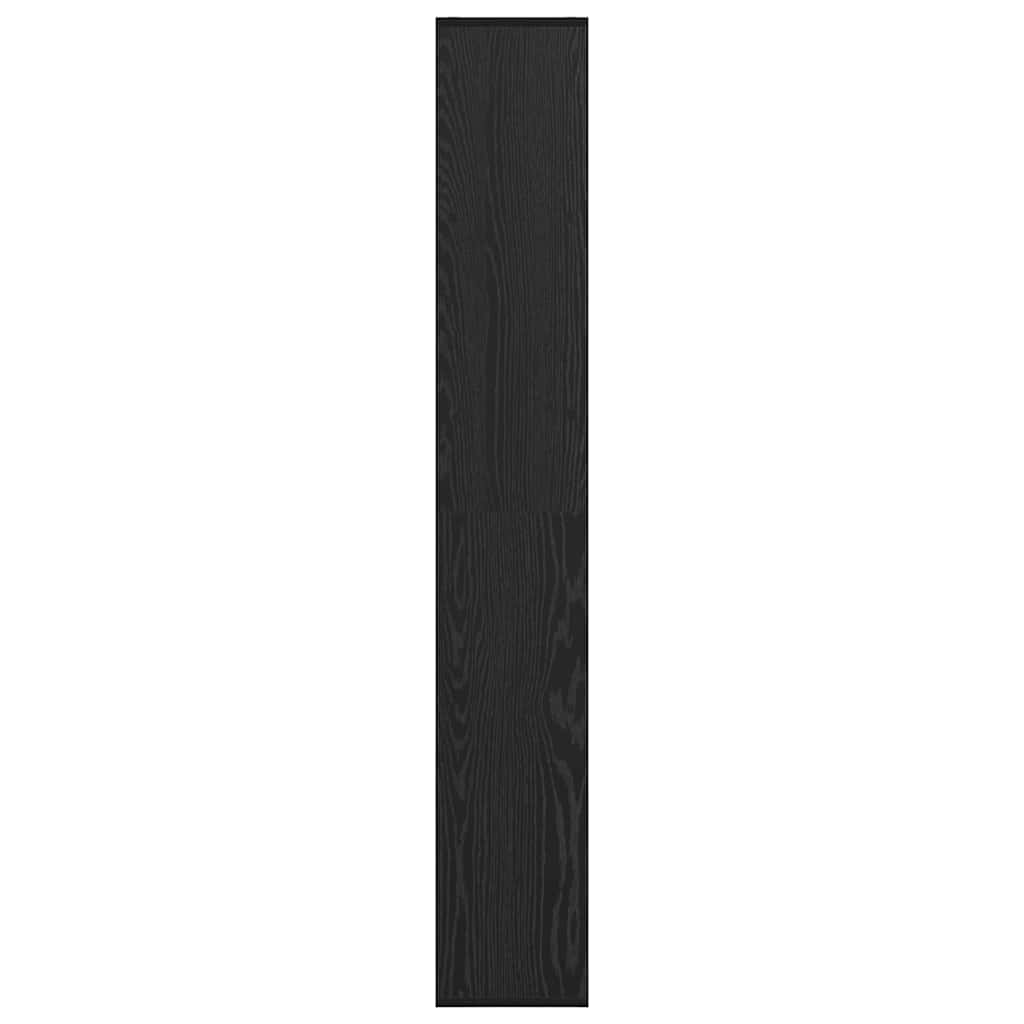 Bücherregal Schwarz Eichen-Optik 67 x 25 x 162 cm Holzwerkstoff