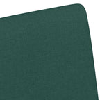Esszimmerstühle mit Rollen 2 pcs Dunkelgrün 57 x 66 x 94 cm