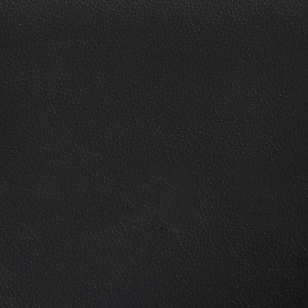 Esszimmerstühle mit Rollen 2 pcs Schwarz 57 x 66 x 94 cm