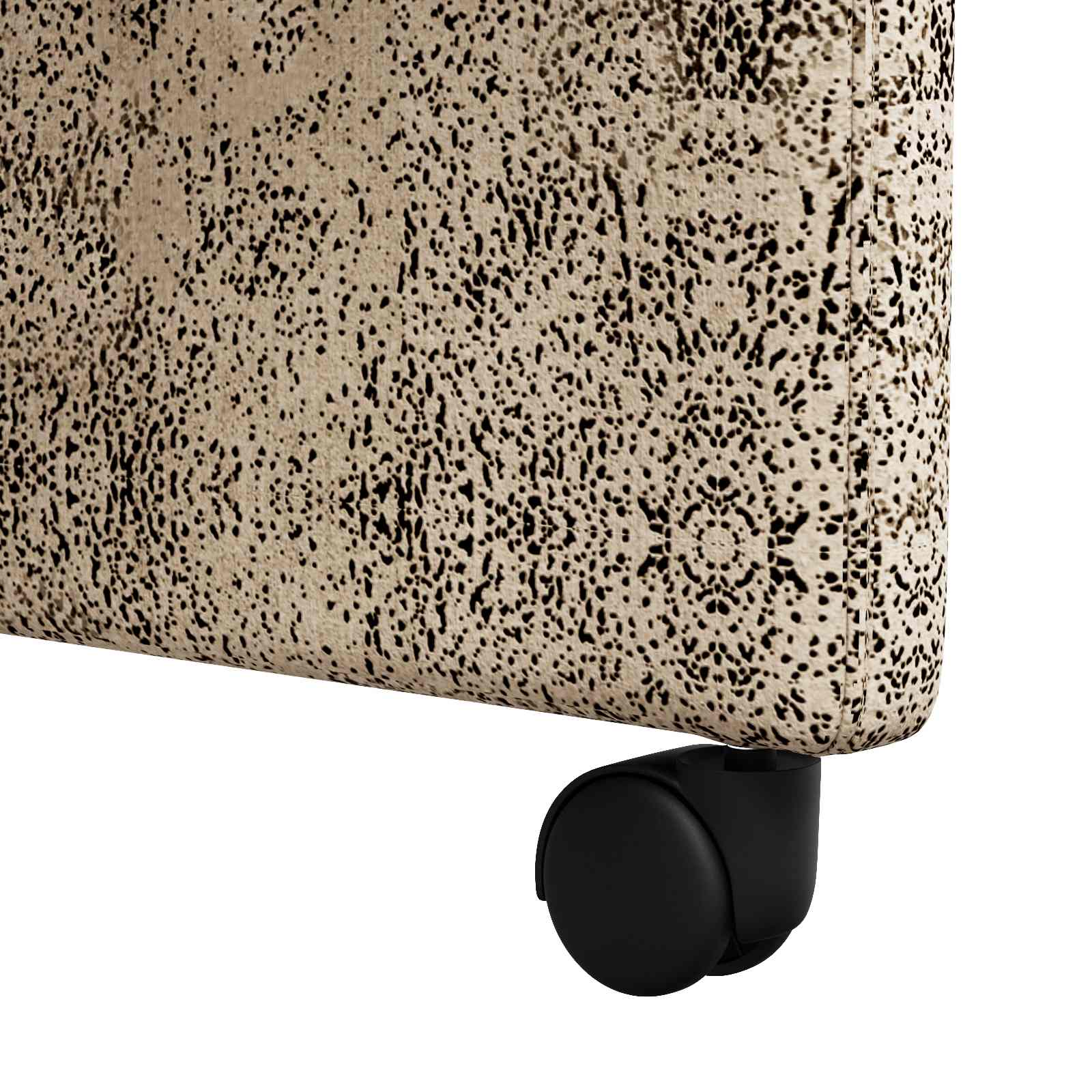Esszimmerstühle mit Rollen 2 pcs Hellgrau 57 x 66 x 94 cm