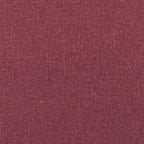 Esszimmerstühle mit Rollen 2 pcs Weinrot 58 x 65 x 94 cm Stoff