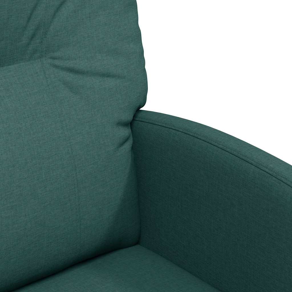 Esszimmerstühle mit Rollen 2 pcs Dunkelgrün 57 x 67 x 95 cm