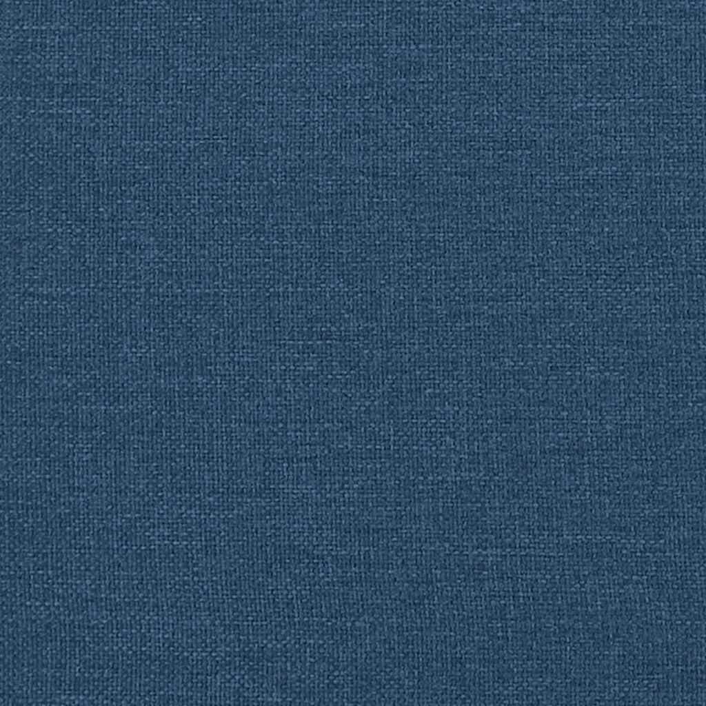 Esszimmerstühle mit Rollen 2 pcs Blau 57 x 67 x 95 cm Stoff