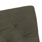 Esszimmerstühle mit Rollen 2 pcs Armeegrün 58 x 67 x 97 cm