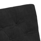 Esszimmerstühle mit Rollen 2 pcs Schwarz 58 x 67 x 97 cm Samt