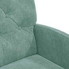 Esszimmerstühle mit Rollen 2 pcs Meergrün 58 x 67 x 97 cm Samt