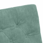 Esszimmerstühle mit Rollen 2 pcs Meergrün 58 x 67 x 97 cm Samt
