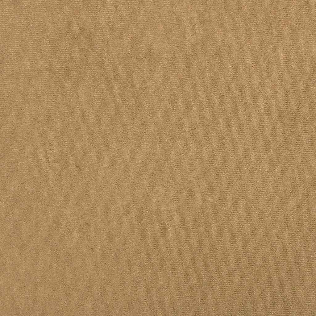 Esszimmerstühle mit Rollen 2 pcs Braun 58 x 65 x 98 cm Samt
