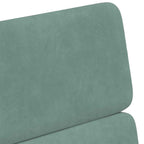 Esszimmerstühle mit Rollen 2 pcs Meergrün 58 x 65 x 98 cm Samt