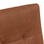 Esszimmerstühle mit Rollen 2 pcs Braun 58 x 67 x 97 cm