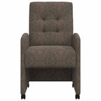 Esszimmerstühle mit Rollen 2 pcs Dunkelgrau 58 x 67 x 97 cm