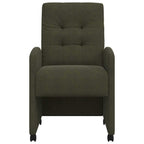 Esszimmerstühle mit Rollen 2 pcs Armeegrün 58 x 67 x 97 cm