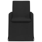 Esszimmerstühle 2 pcs Schwarz 57 x 67 x 95 cm Stoff