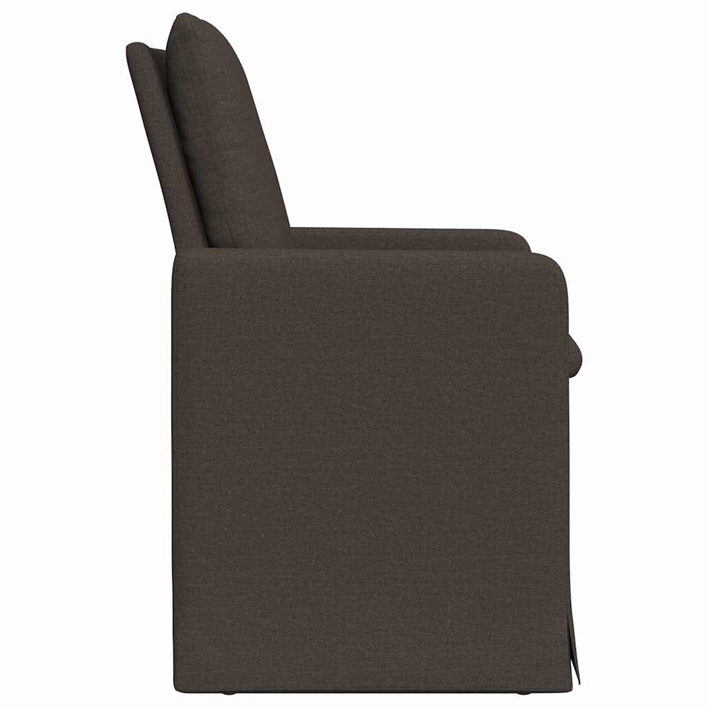 Esszimmerstühle 2 pcs Dunkelgrau 57 x 67 x 98 cm Leinen