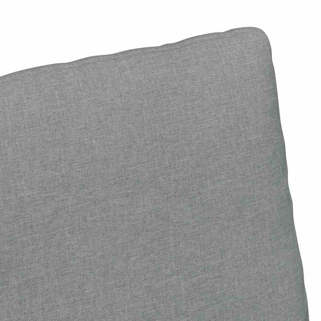 Esszimmerstühle 2 pcs Hellgrau 57 x 67 x 98 cm Stoff