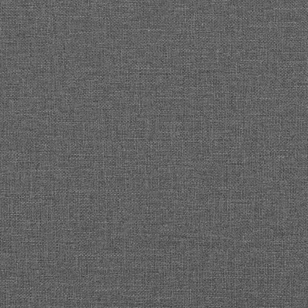 Esszimmerstühle 2 pcs Dunkelgrau 57 x 67 x 98 cm Stoff