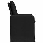 Esszimmerstühle 2 pcs Schwarz 57 x 67 x 98 cm Stoff