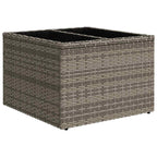 Garten-Sofa-Set mit Kissen 9 pcs Schwarz Poly Rattan