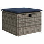 Sofa Set mit Kissen 3 pcs Poly-Rattan