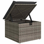 Sofa Set mit Kissen 4 pcs Poly-Rattan