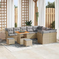 Gartensofa-set 12 pcs Beige Poly-Rattan