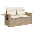 Gartensofa-set 13 pcs Beige Poly-Rattan