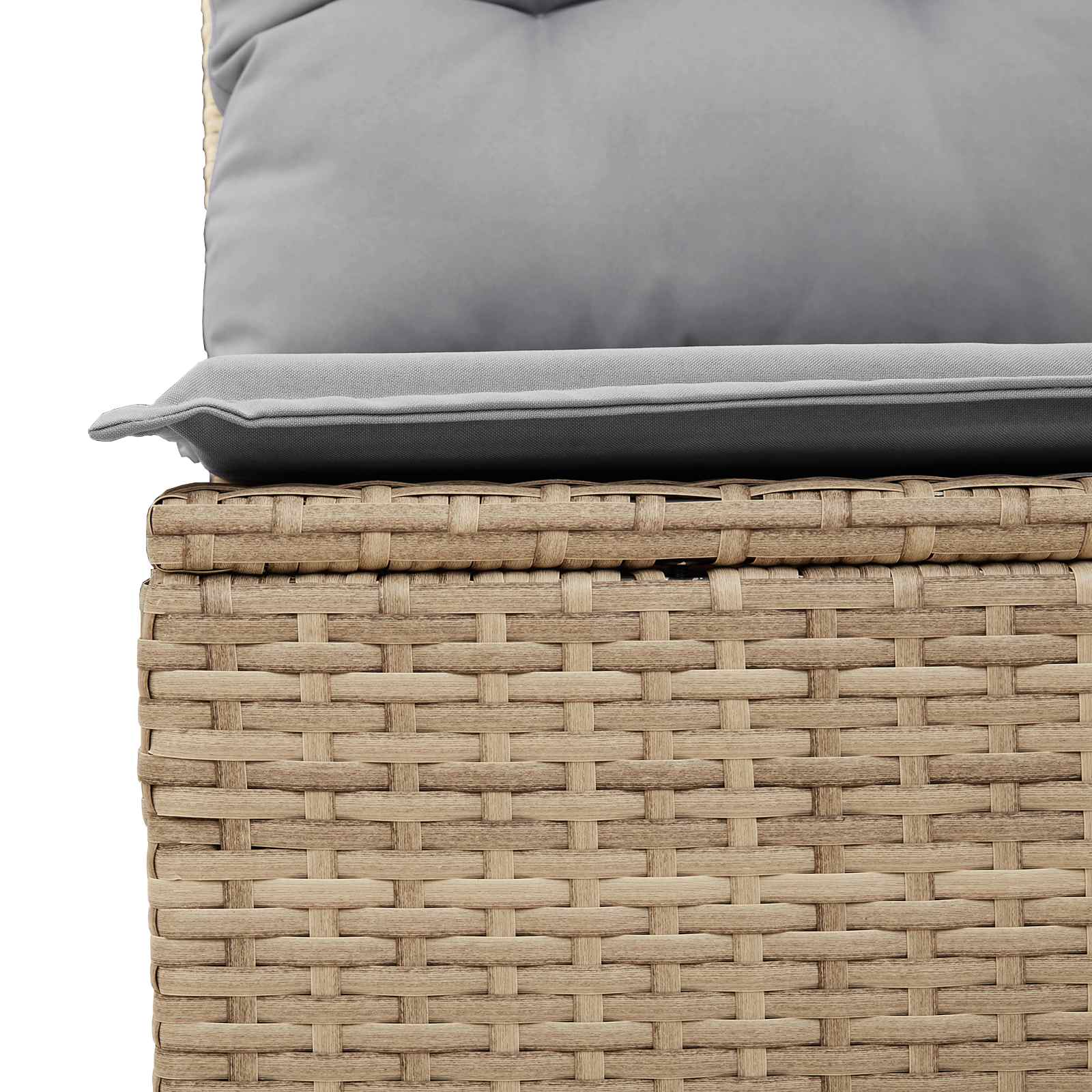 Gartensofa-set 9 pcs Beige Poly-Rattan