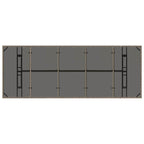Garten Essgruppe 9 pcs Grau Poly-Rattan