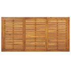 Garten Essgruppe 5 pcs Schwarz Massivholz Akazie