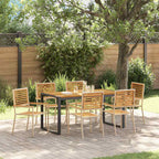 Garten Essgruppe 7 pcs Beige und Braun Poly-Rattan