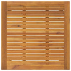 Garten Essgruppe 3 pcs Grau Massivholz Akazie