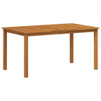 Garten Essgruppe 7 pcs Grau Massivholz Akazie