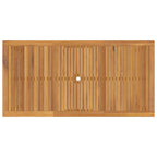 Garten Essgruppe 9 pcs Schwarz Massivholz Akazie