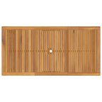 Garten Essgruppe 9 pcs Schwarz Massivholz Akazie