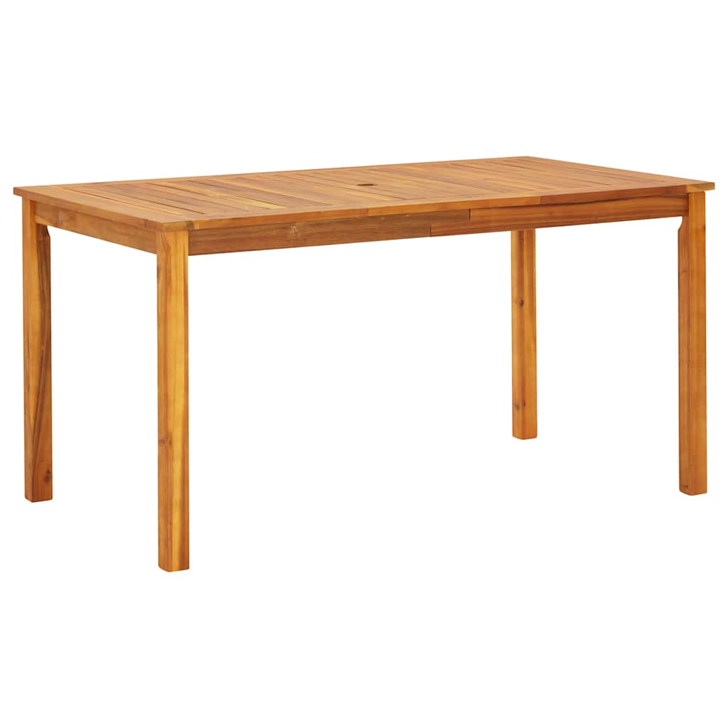 Garten Essgruppe 5 pcs Grau Massivholz Akazie