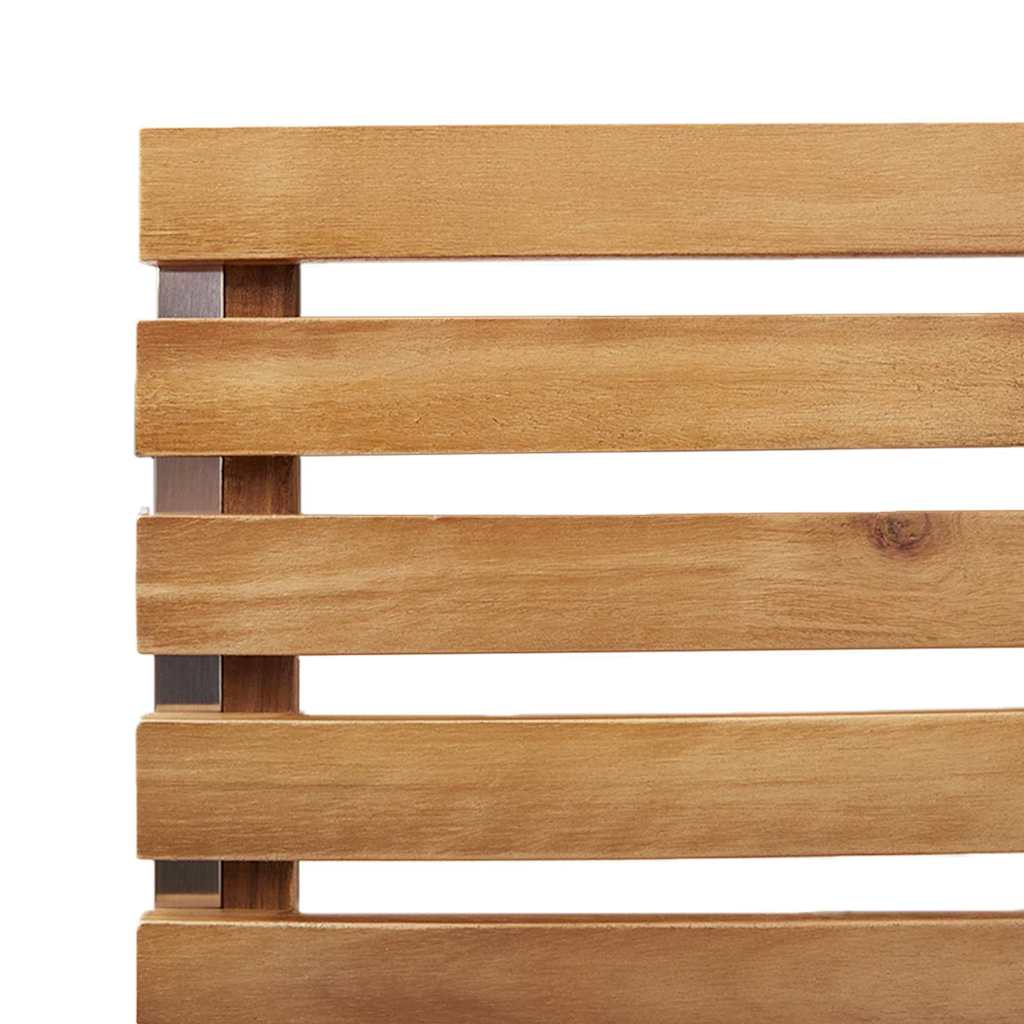 Garten Essgruppe 5 pcs Braun Massivholz Akazie