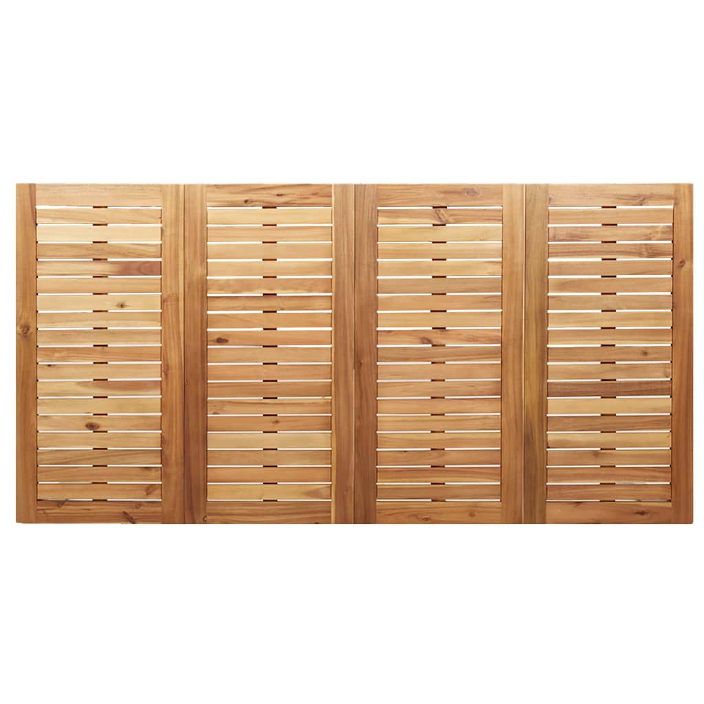 Outdoortisch-Set 9 pcs Braun Massivholz Akazie
