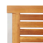 Garten Essgruppe 3 pcs Braun Massivholz Akazie