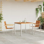 Garten Essgruppe 3 pcs Braun Massivholz Akazie